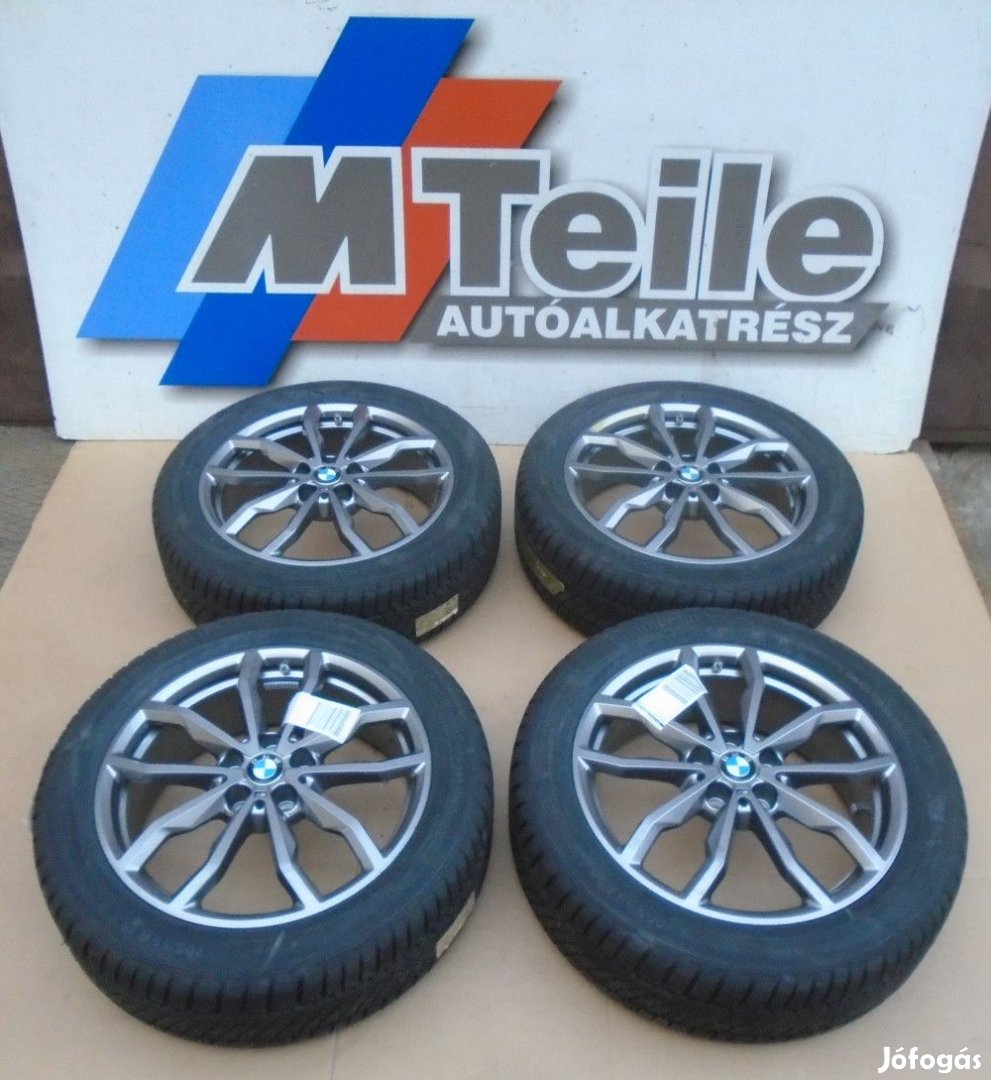 ÁR/DB! [GYÁRI ÚJ] BMW - ALUFELNI GARNITÚRA + TÉLI GUMI 205 / 55 R18 -